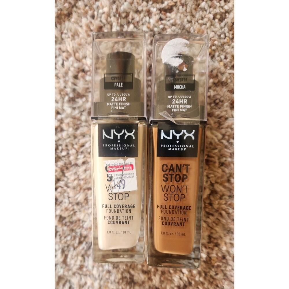 NYX PROFESSIONAL MAKEUP Can't Stop Won't Stop Foundation, 24h, Matte, Mocha - Picture 6 of 6